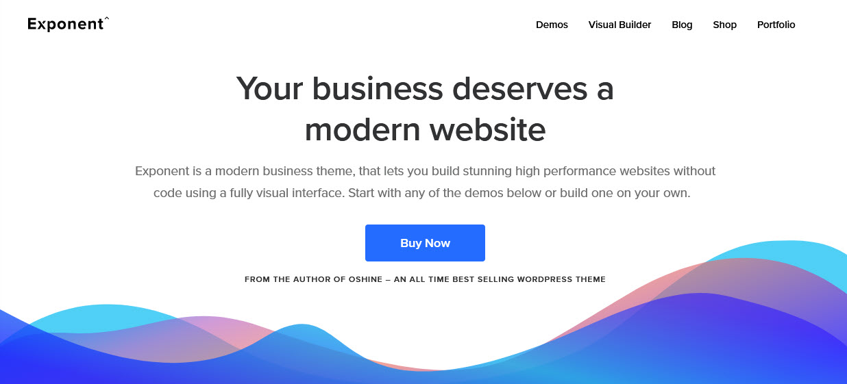 Exponent - How to Find a Creative WordPress Theme That Actually Works