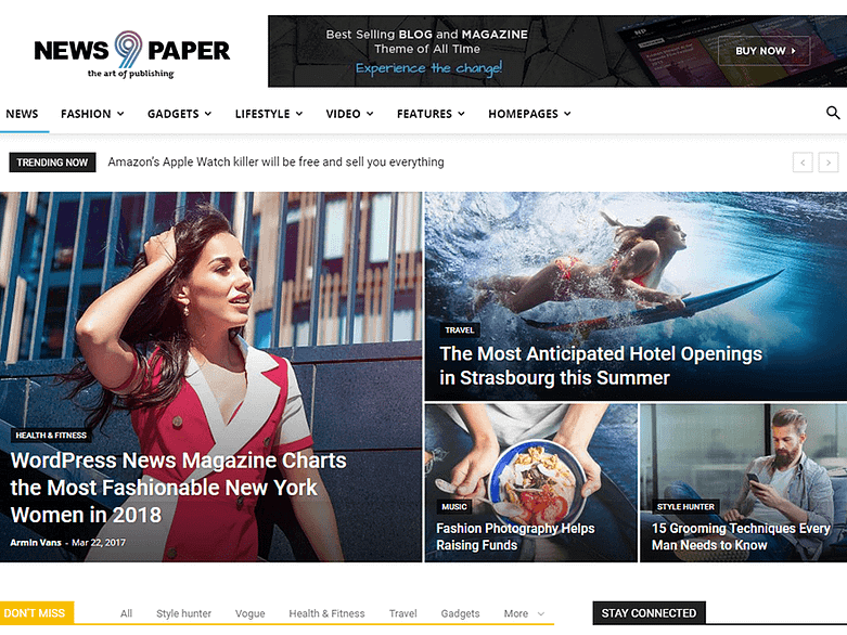 Newspaper - Best Premium News Magazine WordPress Themes